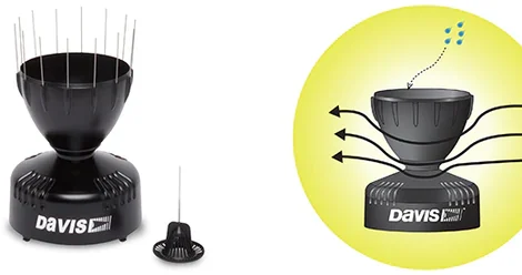 AeroCone esőgyűjtő lapos talppal a Vantage Pro2-höz és az EnviroMonitorhoz (billenőkanál)