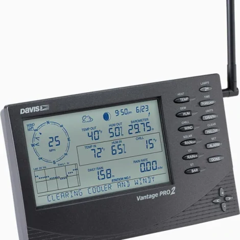 Vantage Pro2 konzol.