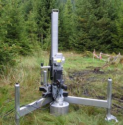 UGT - mintavevő készülék. (120 mm átmérőjű és 120 mm magas mintagyűrűvel)