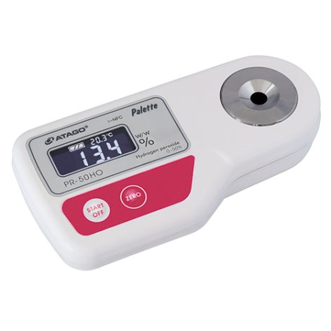 Digitális refraktométer hidrogén-peroxid vizes oldatához PR-50HO